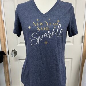 Bella Canvas Blue Fitted Short Sleeve Tee